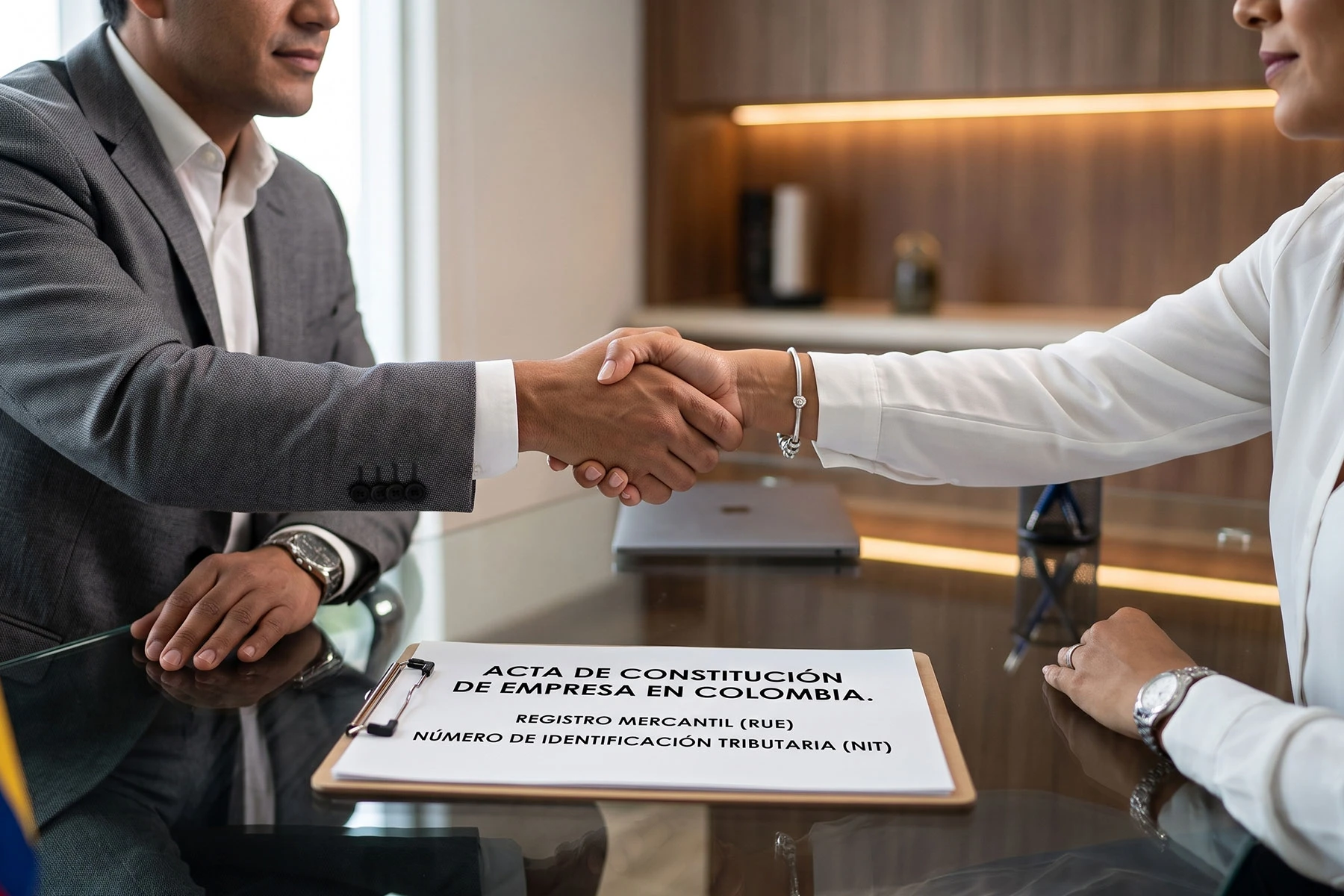 Firma y estructuración estatutaria de empresas en Colombia